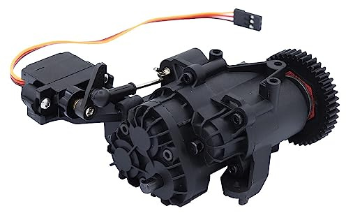 Levigo Doppel-Ganggetriebe aus Metall für ferngesteuertes Auto mit internem Getriebemotor + Servo für Traxxas 1/10 TRX-4 TRX-6