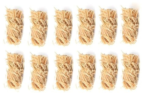 Tioheam carbón - 12 encendedores Madera ecológica Natural | Barbacoas, leña, quemadores leña y ahumadores, carbón para encender una Barbacoa carbón