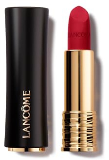 Lancôme L’Absolu Rouge Drama Matte Lipstick, Ultra Matte Finish, 8HR Full Coverage Color with Ceramides, Hyaluronic Acid, Rose Extracts for Moisture & Comfort, Smudge-Resistant - 82