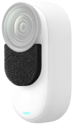 Insta360 Mic Wind Muff pour GO 3/GO 3S, Caméra d'action, 4K UHD, Réduction du bruit du vent, Noir