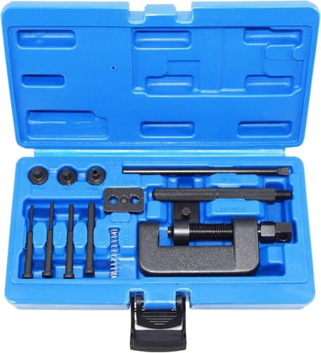 CENWOTL 13tlg Kettennieter Motorrad, Kettennieter,Kettenvernietwerkzeug Motorrad Für Motorrad Dirt Bike Fahrrad/Atv