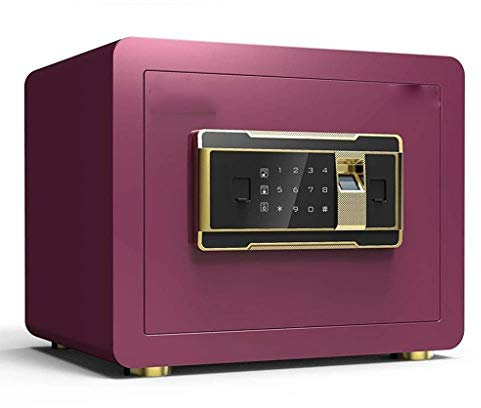 safe Fingerprint Security Gun Safes for Pistols, Lock Box Cabinets, Solid Steel Safe Strongbox for Money safe