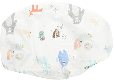 ibasenice Babybettlaken Bequemes Matratzenbezug Haushalts Babyaccessoire Feuchtigkeitsaufnahme Schweißableitung Hautfreundlich Praktisch Handlich Waschbar Langlebig Faltbar Hochelastisches