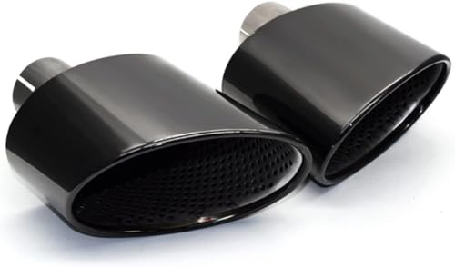GwwEi6 Terminale Scarico Auto per Audi A4 A5 A6 A7 RS4 RS6 RS7,Tubo Terminale Scarico Posteriore in Acciaio Inossidabile Marmitta Tubi finali Auto,B.