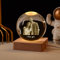 SHKINETARRY Luz nocturna de bola de cristal personalizada, bola de fotos de cristal 3D personalizada, base LED con luces de colores, regalo personalizado para mujeres, hombres, padres y mamás