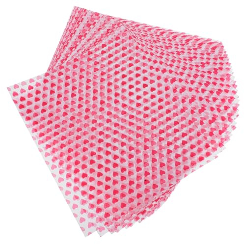 COLLBATH 50pièces Papier Sulfurisé Forme De Cœur Papier à Biscuits Gâteaux Absorbant Huile Pour Cuisson Et Alimentaire