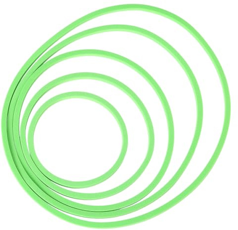 Anillos flotantes seguros para peceras, anillos de alimentación de acuarios, soporte de alimentos, soporte para plantas, paisaje realista