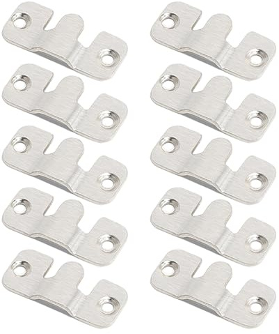 LAIOUSN 1. 10pcs Heavy Duty Stainless Steel Wall Hooks High Capacity Hanging Buckles for Furniture & Picture Frames Decorative Hook for Picture Hanging