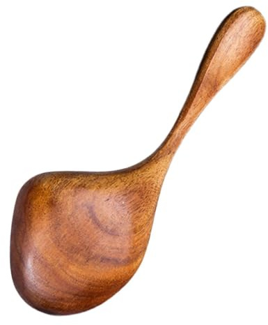 BESPORTBLE Cuchara Sopera de Madera Boquilla Vertedora 1 Pieza Utensilio de Cocina para Sopas y Salsas Diseño Tradicional para Servir Alimentos