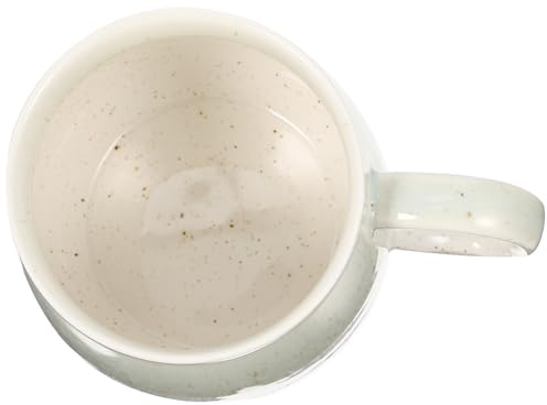 jojofuny Mug à Café en Céramique Grosse Capacité Vert Tasse Anse Ergonomique Mug Style Ferme pour Maison Café et Thé Tasse Résistante et Facile à Nettoyer