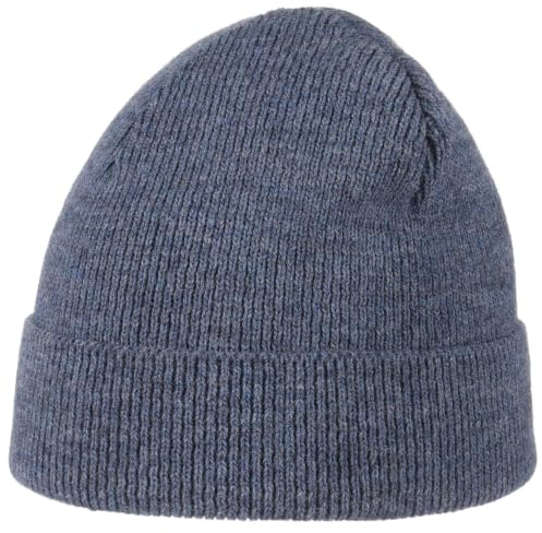 Hutshopping Dolomiti Beanie Wollmütze Wintermütze Mütze Umschlagmütze Herren - Made in Italy mit Umschlag Herbst Sommer Frühjahr Winter Frühling-Sommer Herbst-Winter - One Size hellblau