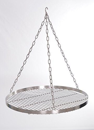Ø 90cm Edelstahl Schwenkgrill 14 mm Stababstand Grill Grillrost Schwenker V2A Grillrost Feuerschalen Grillschalen Rundgrill