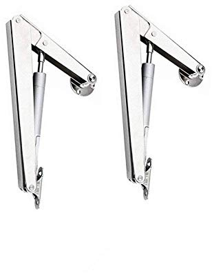 Ecosway 2 Teile Schwerlast Gas Federn Möbel Deckel Unterstützung Scharnier, Schrank Tür Lift Pneumatik Halterungen, Sicherheit Offen Feste Hydraulische Stange Gasdruckfeder Stay - 200n