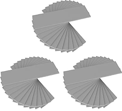 ADWITS 36er Pack Sortierte Dicke 0,5 1,0 1,5 mm Wärmeleitende Silikonpads mit 6,0 W/mk Wärmeleitfähigkeit, Soft Safe Einfach anzuwenden für SSD-CPU-GPU-LED-IC-Chipsatzkühlung -Grau