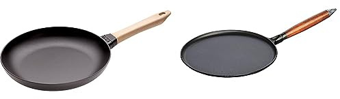 STAUB Poêle en Fonte, Noir Mat, 28 cm