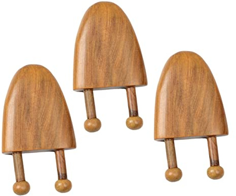 COLLBATH 3stücke Teiliges Akupressur-massagegerät Aus Holz Für Gesicht Und Nase Handlicher Nasenschaber Und Entspannungswerkzeug Für Gesichts Und Körpermassagen Für Zuhause Oder