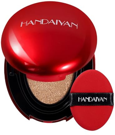 Cushion Foundation, Natural Full Coverage & Weightless Foundation, 24 Hours Durable Luster, Moisturizing Lasting Skin Cushion (Color, #02)