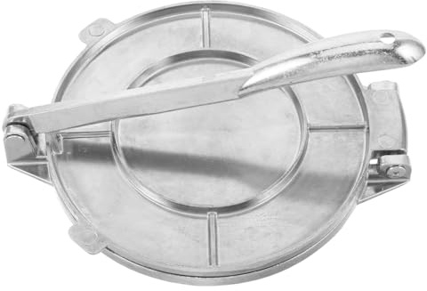 PRETYZOOM Prensa Para Tortillas y Dumplings 16 Cm Aleación De Aluminio Resistente Prensador Manual De Masa Multifuncional Para Cocina Casera y Elaboración Rápida