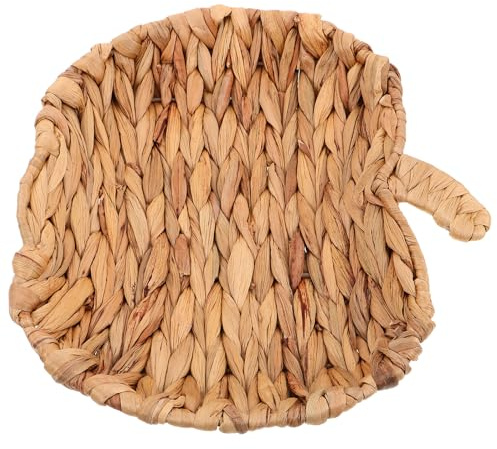 ZUNOXAZ Plateau Tressé Forme de Pomme Rétro Décor Ferme Plateau de Service Polyvalent pour Comptoir de Cuisine et Table Basse Rangement Décoratif et Organiseur Objets