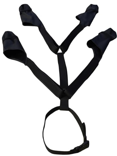 Hundestiefel für den Winter, rutschfeste Hosenträger-Hundewinterstiefel mit verstellbarem Riemen, Schneeschuhe für Hunde, Schnee, Regen, Wandern, Pfotenschutz L|.Stiefel für Hunde