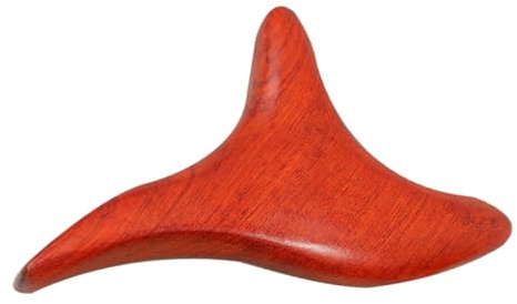 Healeved Holz Handmassagegerät Dreifach massagestab Ergonomisch für Nacken Beine Rücken Körper Robustes Holz Leicht Tragbar Fördert Entspannung und Muskelentspannung Vielseitig für
