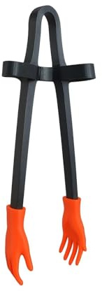 Snack Chopsticks with Hands, Fun Cute No-Mess Finger Tongs for Gaming, Office, and Clean Hands.
