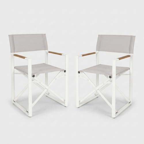 Bizzotto Sedia Regista Lagun Bianco cod.0662453