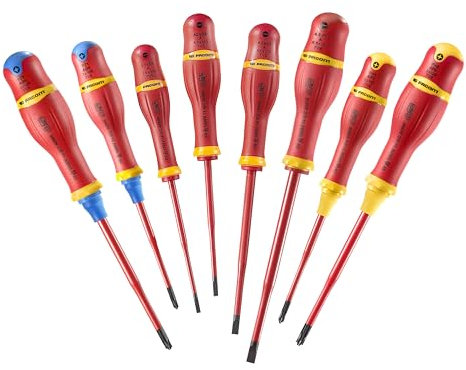 Facom ATB.J8TVE - Jeu de 8 TOURNEVIS PROTWIST® SLIM BORNEO® isolés 1000V pour empreintes mixtes