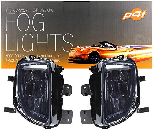 Nebelscheinwerfer Set H8 für VW Golf 6 VI Bj. 08-13 5K GTI GTD Klarglas schwarz