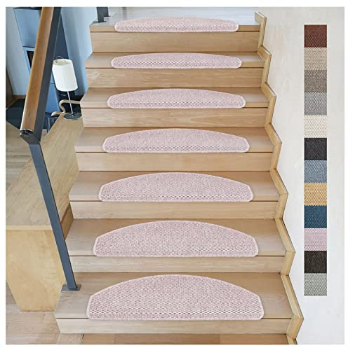 Kettelservice-Metzker Stufenmatten Göteborg Halbrund I in verschiedenen Setvarianten I 65x24x4cm I Rosè 14 Stück
