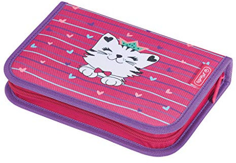 Herlitz Federtasche / Federmappe / Schüleretui / Katze