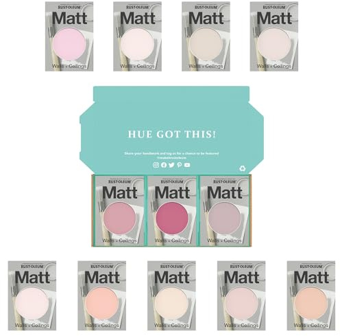 Rust-Oleum Wall Paint in Matt Finish - Sweet Pinks Tester Box