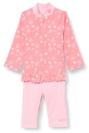 Playshoes UV-Schutz Einteiler Unisex Kinder Badeanzug Schwimmanzug Badebekleidung, Hawaii Langarm, 74/80