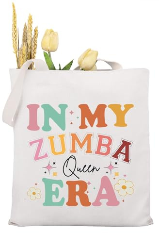 MAOFAED Dance Teacher Present, Daning Team Gift, Canvas Tote Bag for Dance Lover, Dancer Gift (zumbaqueen era)