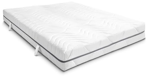 Sleezzz Smart madrass, höjd 18 cm, hårdhetsgrad H2 H3, 7 zoner med luftminnesskum (140 x 200 cm)