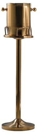 ZFLHIOR Seau à Glace, Seau à Glace à Champagne avec Support | Seau à Glace sur Pied en Acier Inoxydable, Grand Support pour Seau à Glace pour fête, Bar, Mariage, Club, Barbecue, Maison