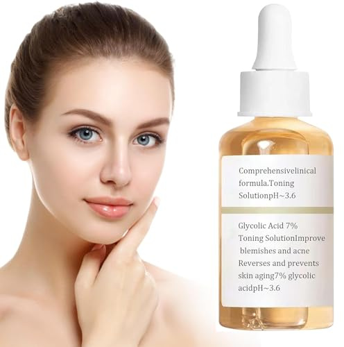 Glykolsäure 7% Toner, Glycolic Acid 7% Toning Resurfacing Solution, Hydrating Toner, Glykolsäure Toner, 100ml Glykolsäure Peeling, Peeling, Unreinheiten, Akne, 100ml