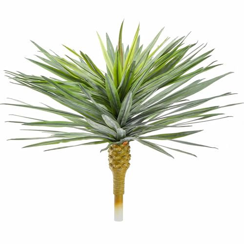 Planta suculenta de agave artificial Sisalana de 33 pulgadas de alto para decoración del hogar en interiores y exteriores