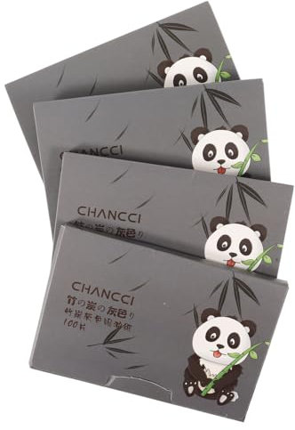 Ipetboom 1000stücke Ölabsorbierende Blätter Für Gesicht Reispapier Gesichtstücher Für Fettige Haut Öl-löschblätter Mit Bambuskohle Und Bambusholz Blotting-papier Für Make-up Und