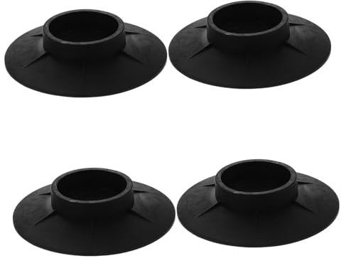 Holibanna 4pcs Firm Grip Vibration Absorbing Mat for Washing Machine Non-slip Pads Installation