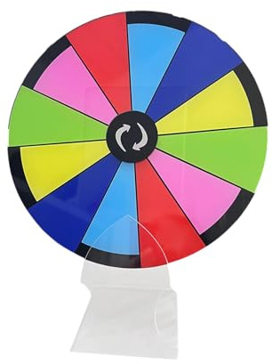 Nishiyuenyi Tisch Roulette Rad, 8 Zoll, für Interaktive Spiele, Lehraktivitäten