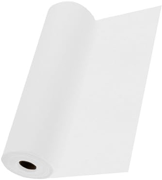 Tischläufer Weiß, Tischdeko Geburtstag 30 cm x 25 m Frühling, Papiertischdecke Rolle Weiß Tischläufer Modern,Tischdecke Geburtstag,Party Deko,Taufe,Konfirmation,Hochzeitsdeko