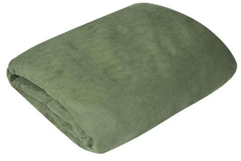 Fenteer Red de protección para Plantas de jardín, Transpirable, para Animales, para Cubrir hileras de arándanos, Camas elevadas, Flores y invernaderos, Verde, Longitud 4m