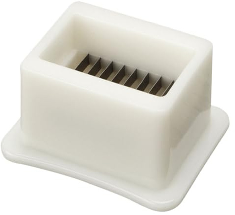 ASAKKURA Cortador de Verduras de Acero Inoxidable para Frijoles, Cortadora Práctica de Tiras y Rodajas, Herramienta Multiusos para Cocina Doméstica, Dispositivo Manual para Cortar Verduras