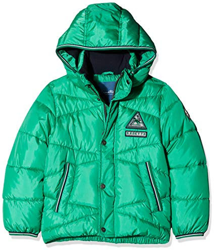 Sanetta Jungen Outdoorjacket Fake Down Jacke, Grün (Preppy Green 4921), 92 (Herstellergröße: 092)
