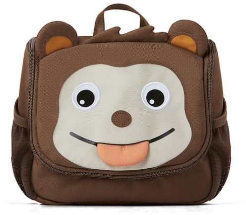 Affenzahn Kulturtasche für 1-5 Jährige Kinder im Kindergarten als Kulturbeutel für Mädchen und Jungen