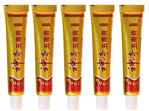 Corps psoriasis dermatite antiprurigineux antibactérien eczéma problèmes de peau crème à base de plantes (5 pièce)