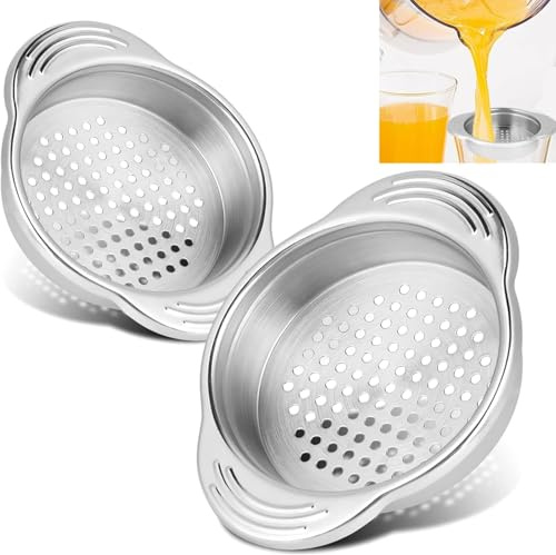 2 Stück Thunfisch-Dosensieb, Edelstahl-Konserven-Abtropffläche Sieb Thunfischdose ölpresse Edelstahl-Lebensmitteldosen-Sieb Thunfisch-Siebpresse Ko