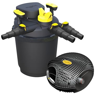 Laguna Clear Flo 4000 Filter Kit, Laguna Max Flo 2200 and Pressure Flo 4000, UV Filter for Clear Water, Pressurised Filtration System, Easy Clean, Black