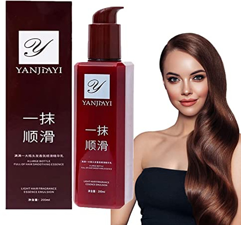 Ein Hauch magischer Haarpflege, Essenz in Haarmilch, YANJIAYI Leave-in Behandlung Haarserum, 2023 Neu Nährende Behandlung Weicher glatter Reparatur Schaden, für alle Haartypen (1PC-200ml)